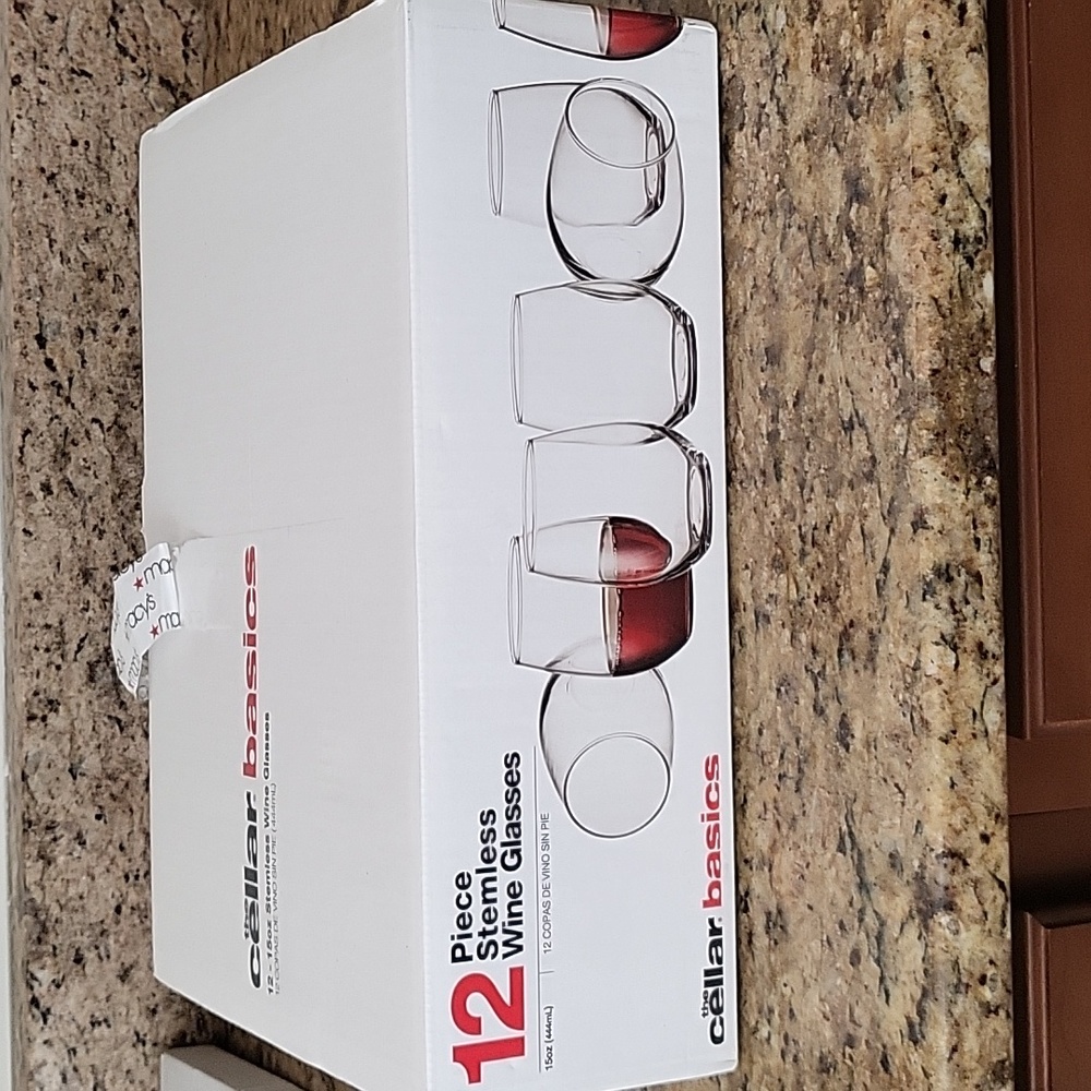 The Cellar Basics stemless wine glasses